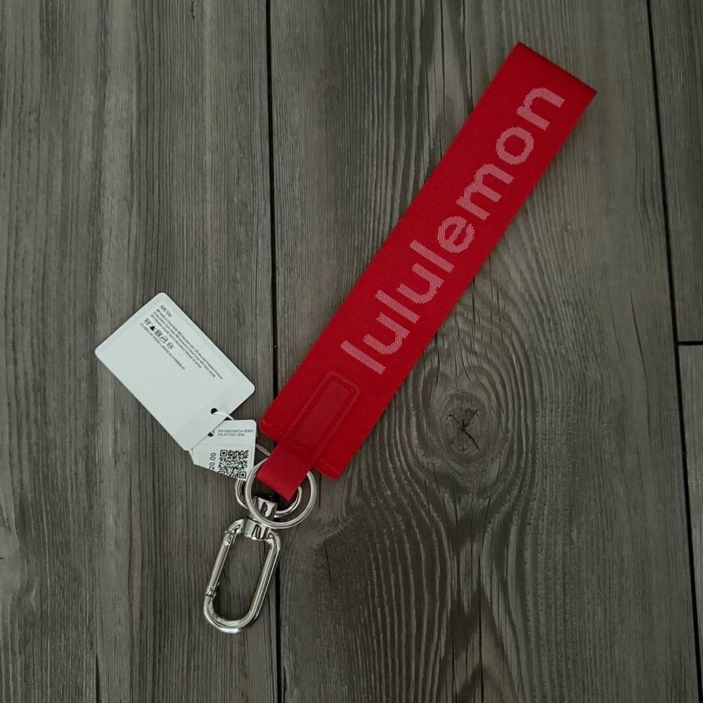 Lululemon Red Keychain